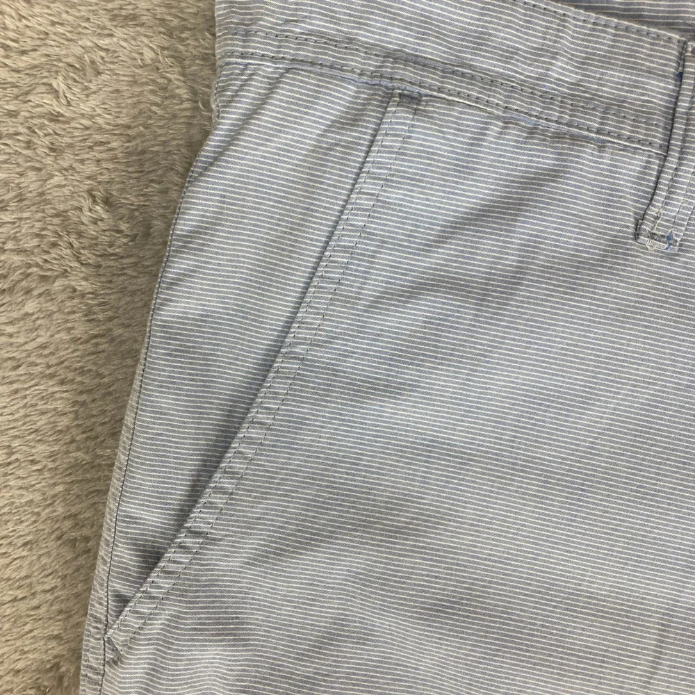U.S. Polo Assn. Men's Shorts Blue White Striped Casual Chino Style‎ Size 42